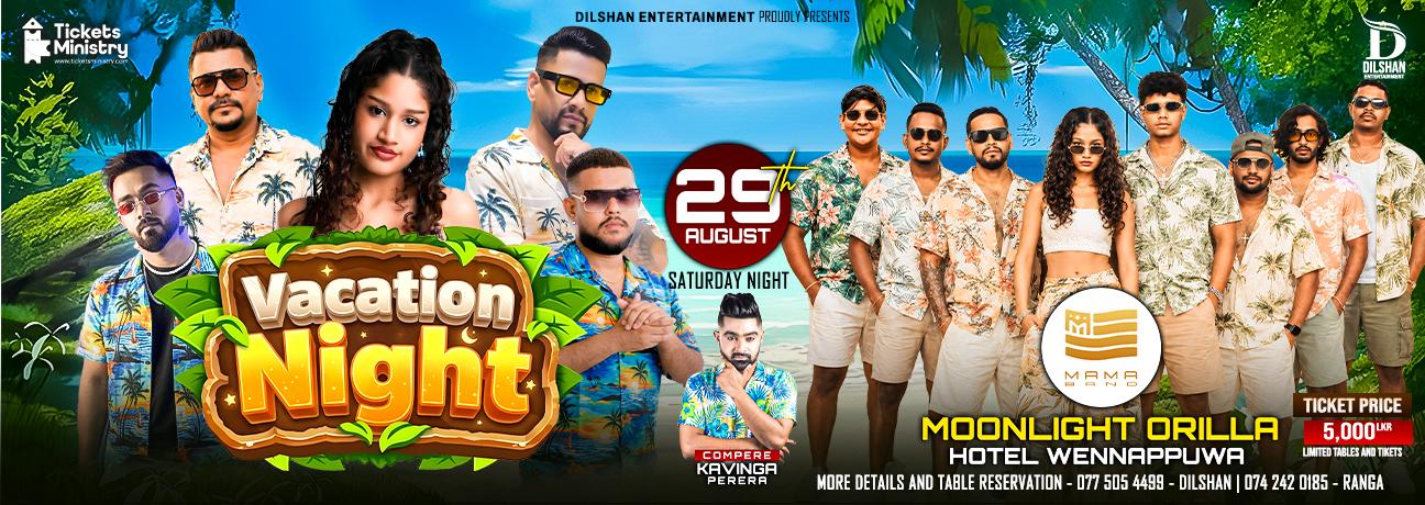 VACATION NIGHT WITH MAMA BAND Banner