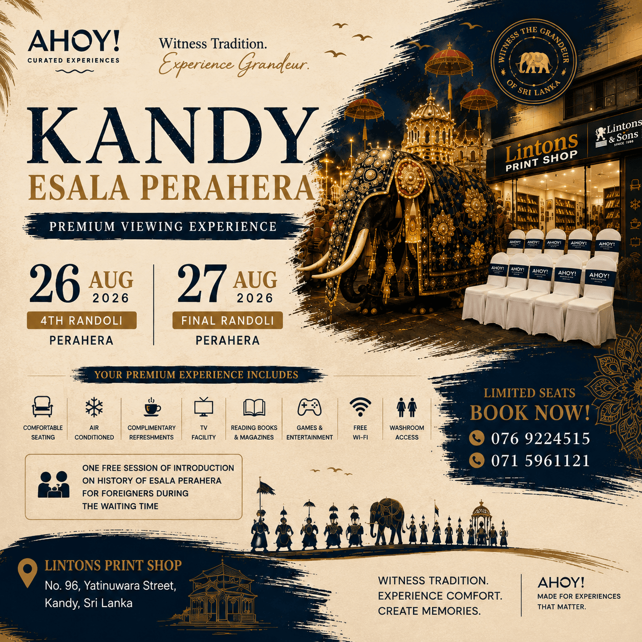 KANDY ESALA PERAHERA 2026 Banner