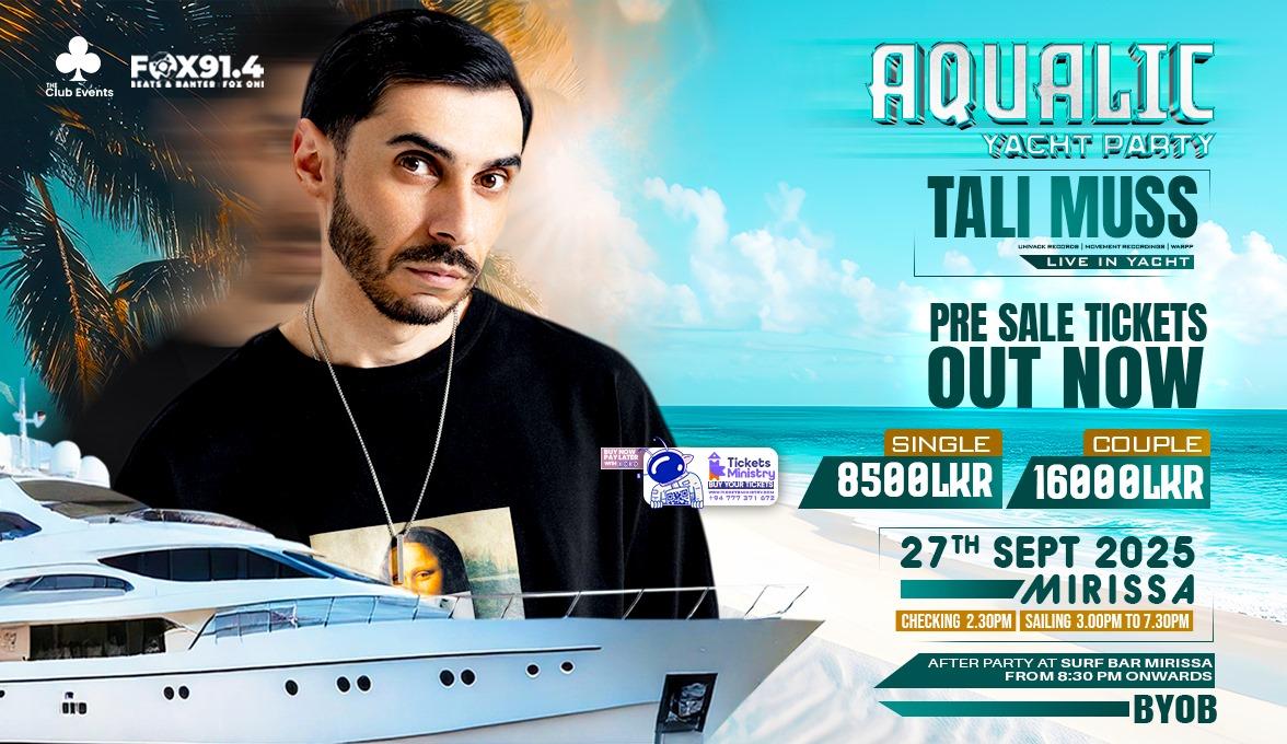 AQUALIC YACHT PARTY FEATURING TALI MUSS Banner