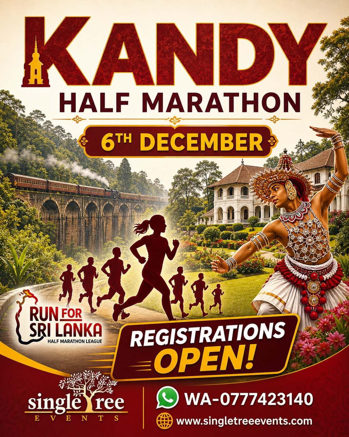 KANDY HALF MARATHON poster