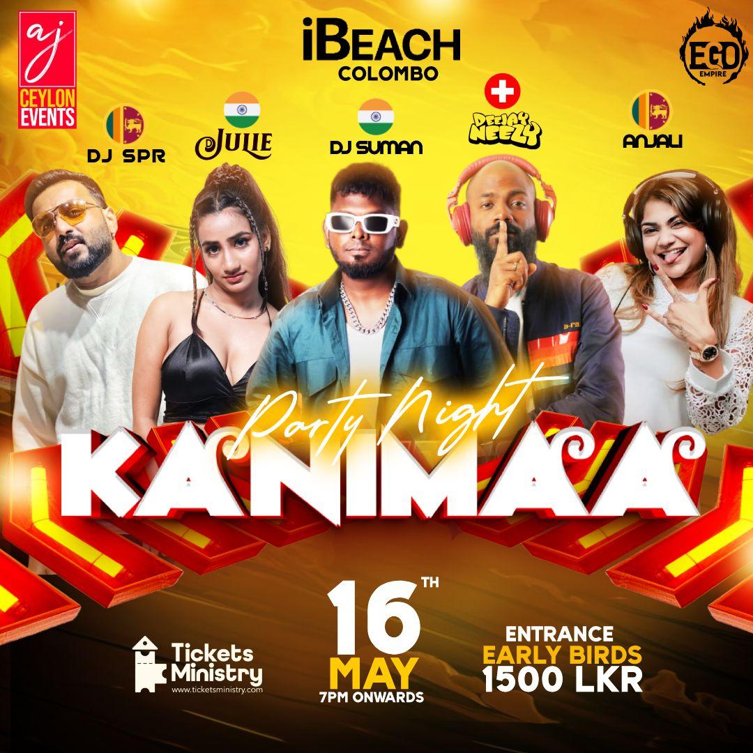 PARTY NIGHT KANIMAA Banner