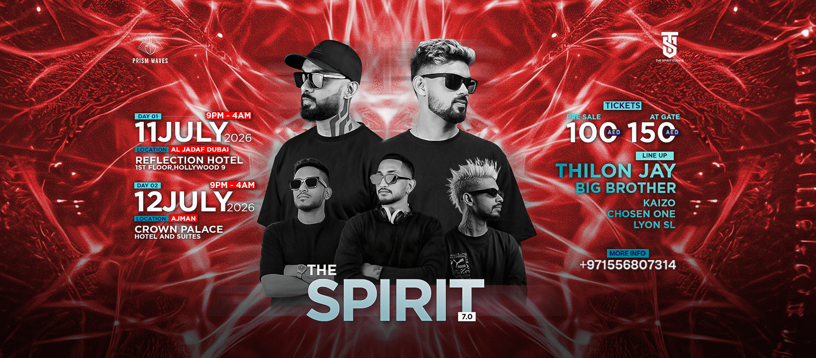 THE SPIRIT 7.0 DUBAI Banner