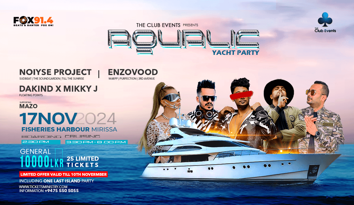 AQUALIC YACHT PARTY WITH NOIYSE PROJECT Banner