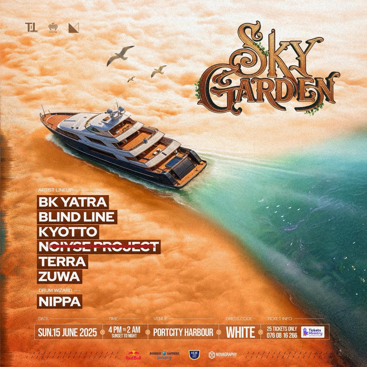 SKY GARDEN YACHT PARTY Banner