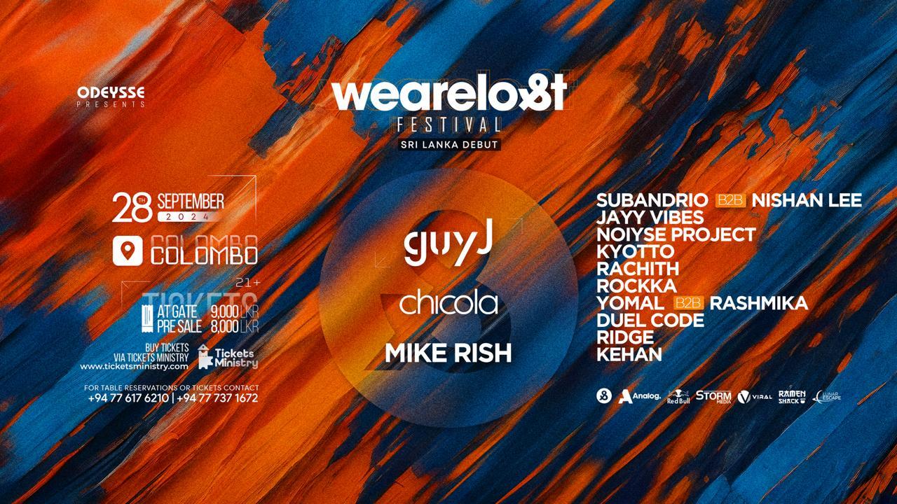 ODEYSSE PRESENTS WE ARE LOST FESTIVAL SRI LANKA DEBUT Banner