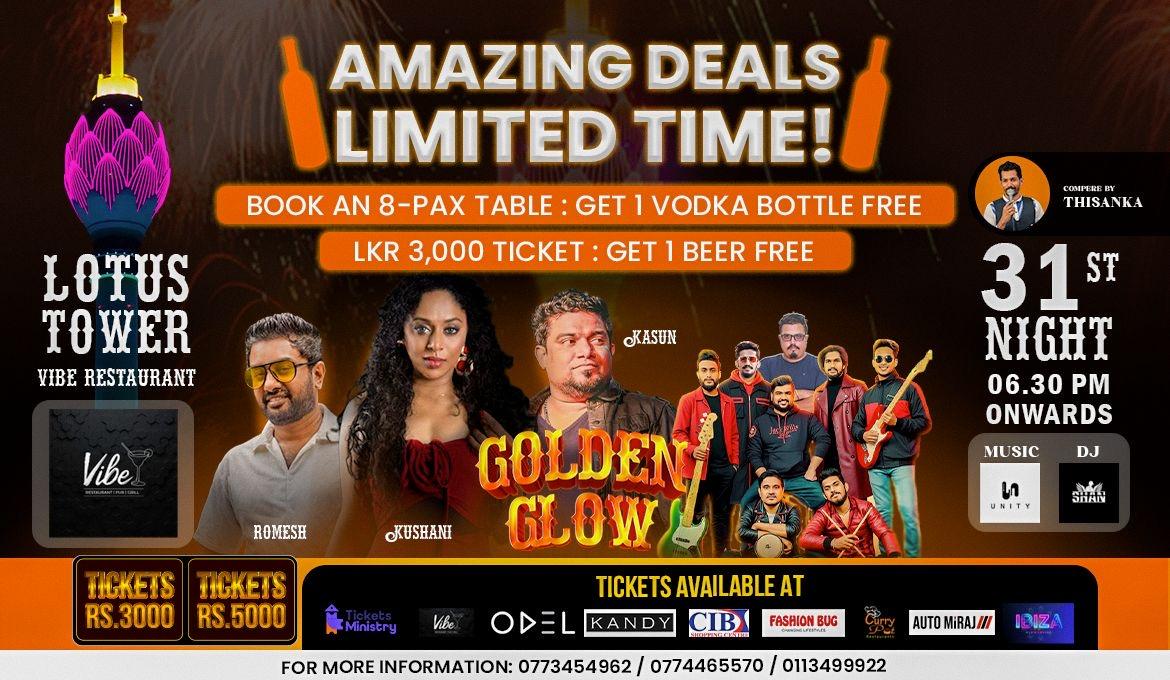 GOLDEN GLOW 31ST NIGHT Banner