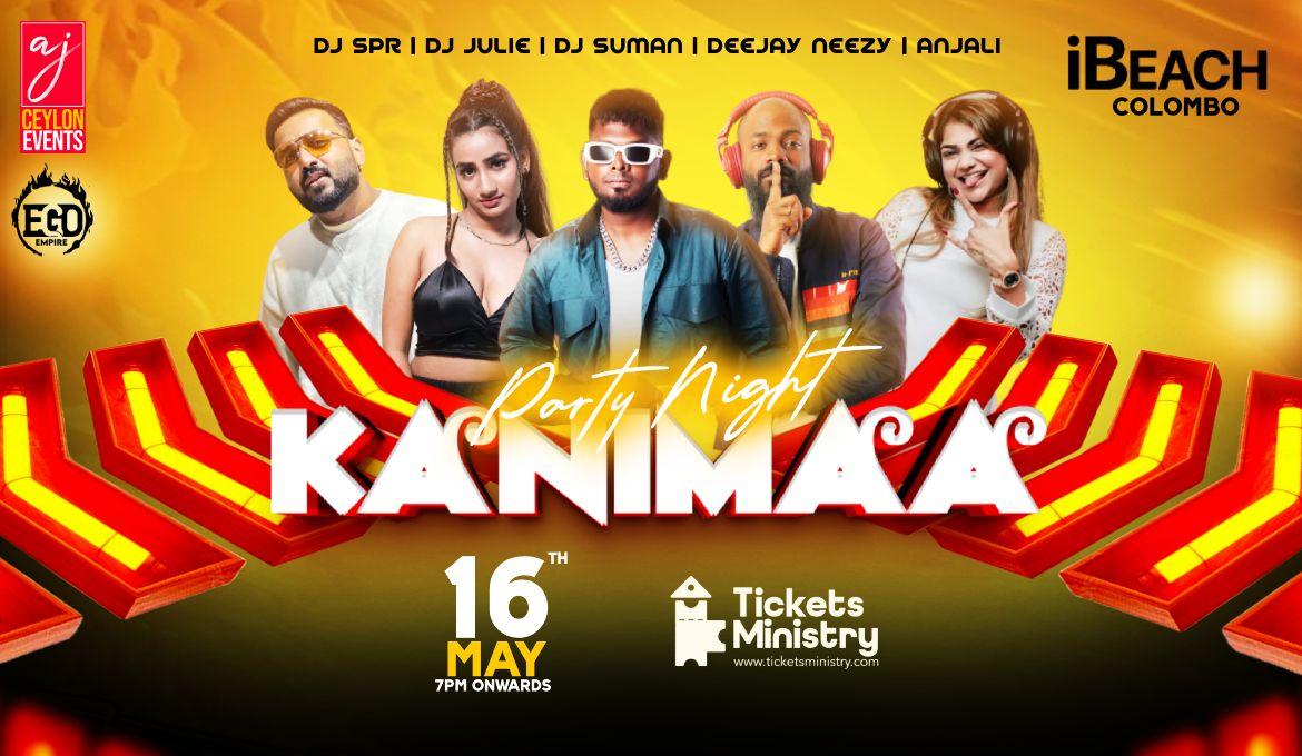 PARTY NIGHT KANIMAA Banner