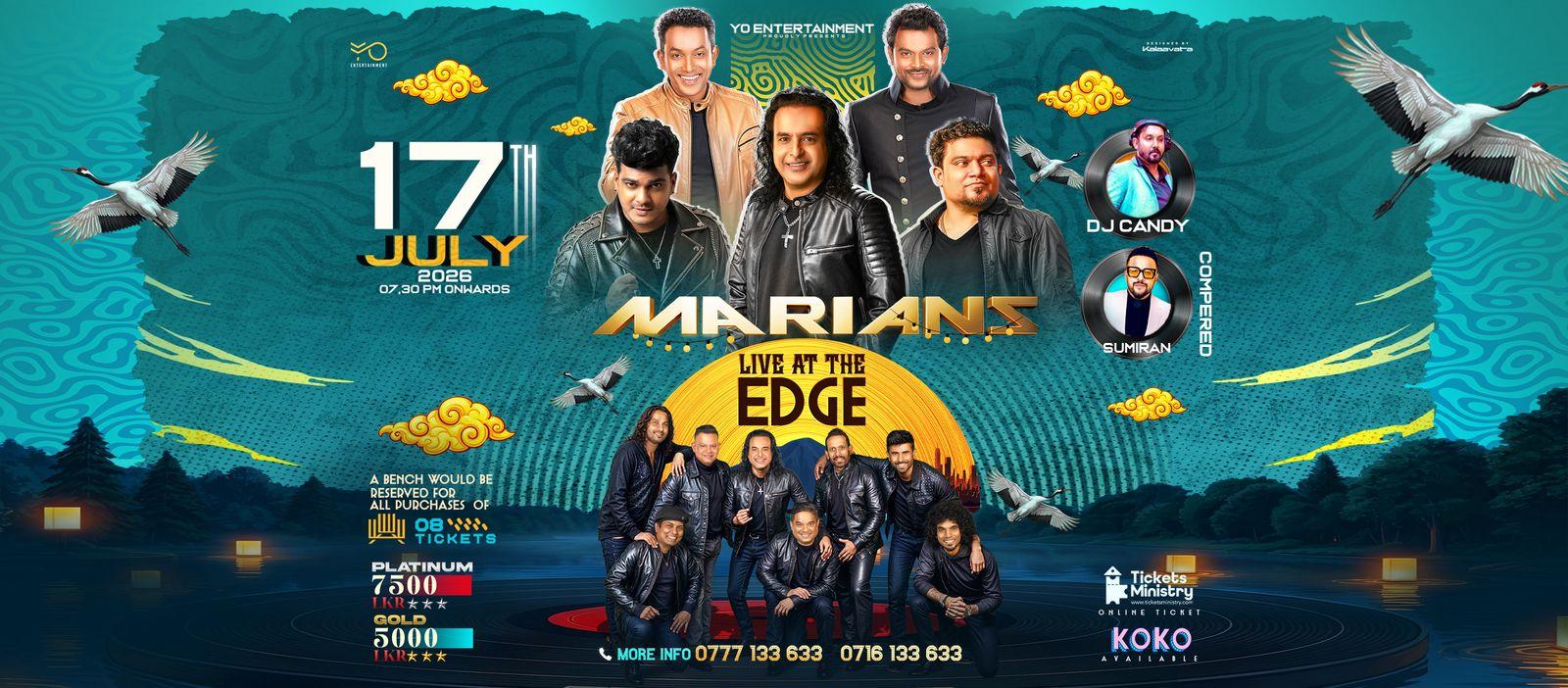 MARIANS LIVE AT THE EDGE Banner